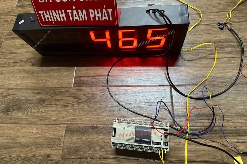 bộ đếm sản phẩm kết nối plc